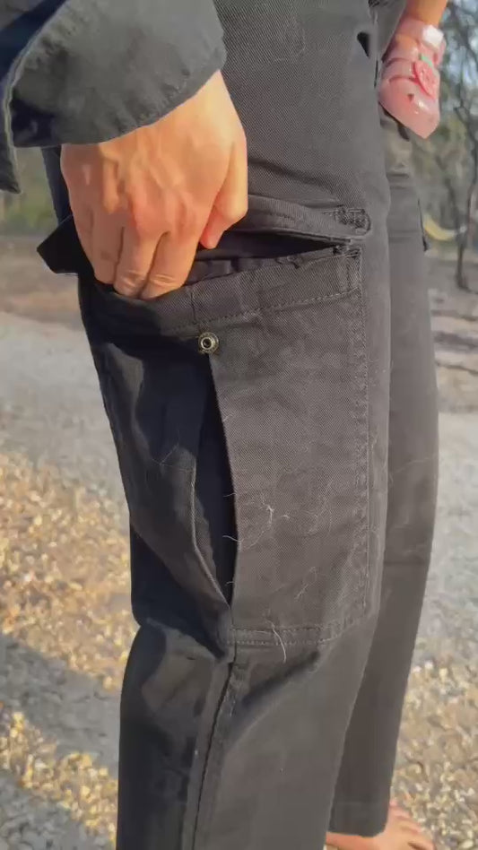 Mid Rise Cargo Pants - Core