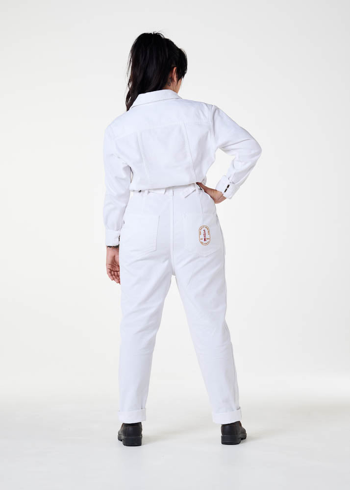Ringer Suit - Short - White